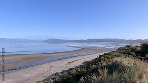 Farewell Spit: Captivating Sand Dunes and Tidal Flats of Golden Bay, South Island, New Zealand—A Biodiverse Bird Sanctuary and Protected Nature Reserve