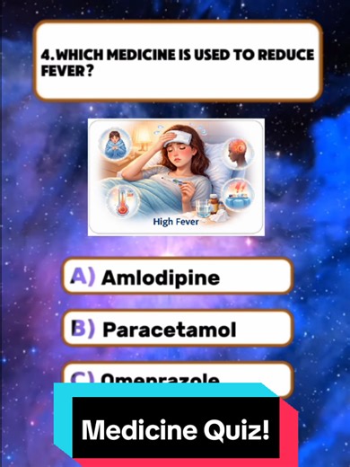 Medicine Quiz!stop❌Answer the last one. #medical #medicalstudent #nurse #quiz #fyp
