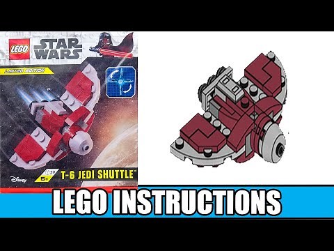 LEGO Instructions - Star Wars - 912411 - T-6 Jedi Shuttle - Magazine Gift