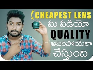 Yongnuo 50mm 1.8 lens unboxing in Telugu by Telugu Techpad