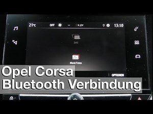 How to connect your smartphone to the Opel Corsa version F via Bluetooth.