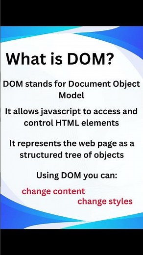 JavaScript DOM Series Day1