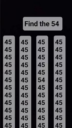 Find the 54 number #geniusmindset #puzzle #maths #mathstricks