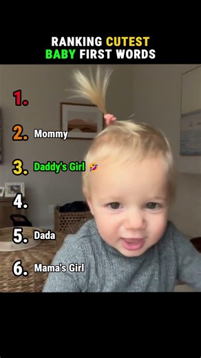 Ranking Cutest Baby First Words #baby #babies #cute
