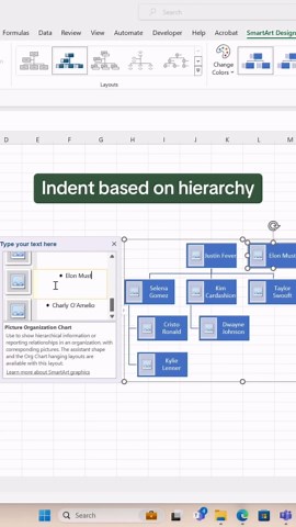 Your Excel Dictionary | How to create a Picture Org chart in Excel. 📸 Shop courses, shortcut merch, Excel guides, and more using the link in my profile. #excel... | Instagram