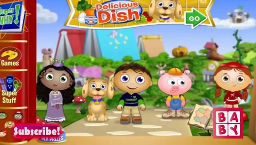 Super Why Woofster's Delicious Dish Full Episode - Alphabet and Rhyming for babies - By Viralkids.co