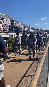 THEE Sonic Boom of The South Alumni Drum Majors lead the band into Memorial Stadium 🩵🤍 #sonicboom #theeilove #jacksonstate #luvdaboom | KC-1400 Media Group