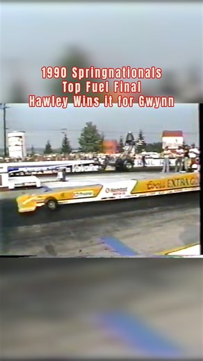 Going back to an emotional 1990 Springnationals Top Fuel Final Round where Joe Amato took on Frank Hawley, making his first appearance for the team after Darrell Gwynn's crash. This was a very emotional win for the entire drag racing community. | Vintage Drag Racing Shirts