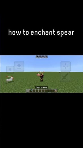 part 5 how to enchant spear in Minecraft #minecraft #modpack