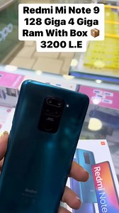 Redmi Mi Note 9 128 Giga 4 Giga Ram With Box  3200 L.E | Capital Phone | Facebook