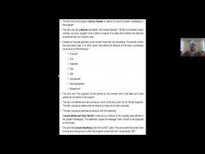 46 DETAILED DISCUSSION OF VB NET PROGRAMMING STRUCTURE