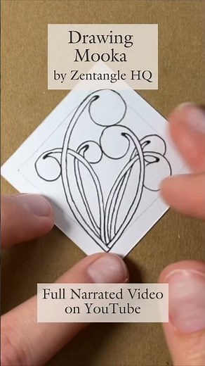 How to Draw Mooka | Zentangle Tutorial
