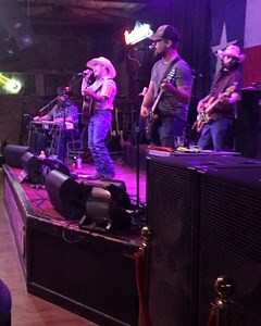 Triston Marez KILLING IT. Deryl Dodd up next. It’s a party at Coupland. #honkytonk. | Coupland Dancehall
