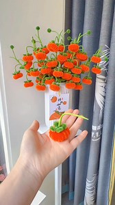 🧡 DIY Lucky Persimmon Bouquet! Easy Chenille Stem Craft 🧶 | Crafti Hand