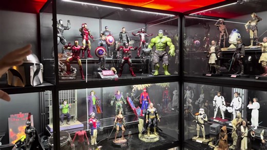 HOT TOYS COLLECTION TOURS WOLF PACK VLOG PART 2 模块化展示柜 手办柜 收藏柜