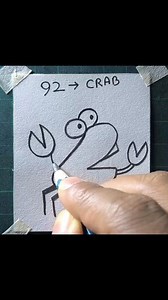 How to draw a crab | All About Art