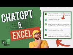Use ChatGPT to Write EXCEL Formulas in Seconds!