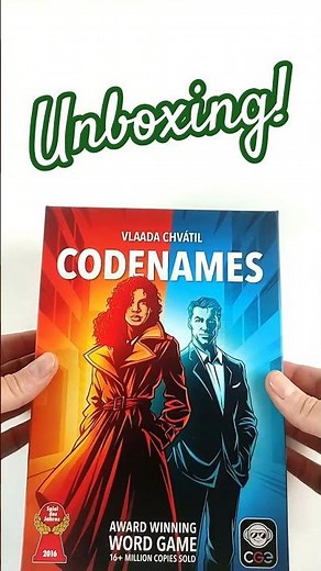 Codenames 2025 Unboxing, The Iconic Word Game Gets a Fresh Look!