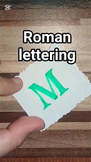 Roman lettering #art #youtubeshorts #handwriting #shorts