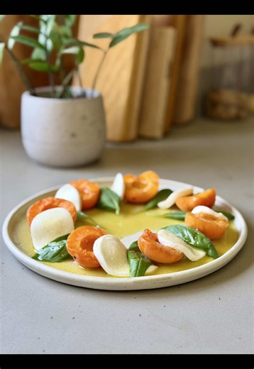 Fresh Apricot Caprese Recipe