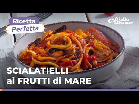 SEAFOOD SCIALATIELLI PASTA: the perfect recipe for a flavorful sauce! 😋
