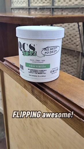 It doesn't matter if you're a furniture flipper, refinisher, or restorer...you will flip out (in the best of ways) when you use QCS STIX! All Strip. No Drip. SAFE FOR YOU. SAFE FOR YOUR PROJECT. SAFE FOR THE PLANET. www.STRIPWELL.com #paintstripping #furniturerestoration #furniturerefinishing #furniturestripping #finishremover #qcsfinishremover #qcsstix #furnituremakeover #Restoration #HomeRestoration | Stripwell