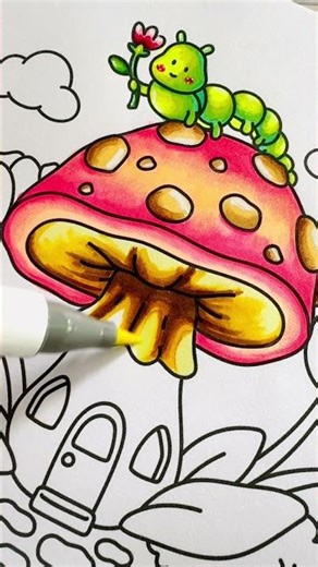 Tiny Gardens coloring book #coloringbookcafe #coloringadventure #alcoholmarkers #coloring