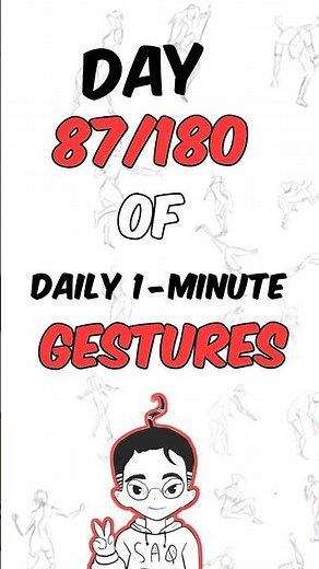 Day 87: Gesture Drawing Challenge – Master Dynamic Poses & Figure Drawing