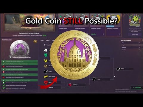 Budapest major Playoff stage Pick'ems.... Gold coin still possible?