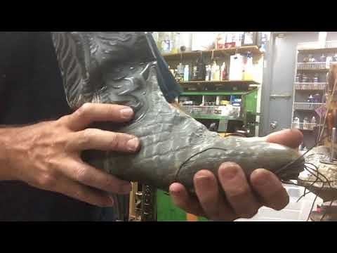 Tony Lama elephant skin boot restoration #84