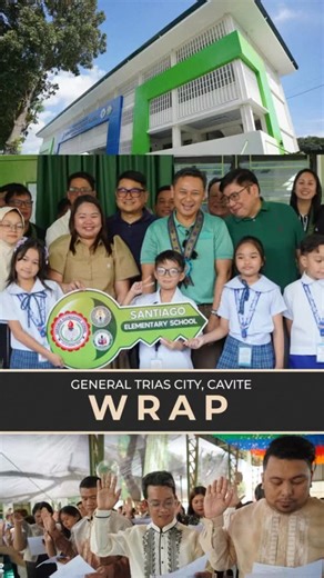 Alagang Angara on Instagram: "PANOORIN: Pinangunahan ni Education Secretary Sonny Angara ang turnover ng bagong 4-storey, 16-classroom building sa Santiago Elementary School at ang panunumpa ng mga gurong na-promote sa ilalim ng Expanded Career Progression (ECP) System sa General Trias City, Cavite. #DepEdPhilippines #BagongPilipinas"
