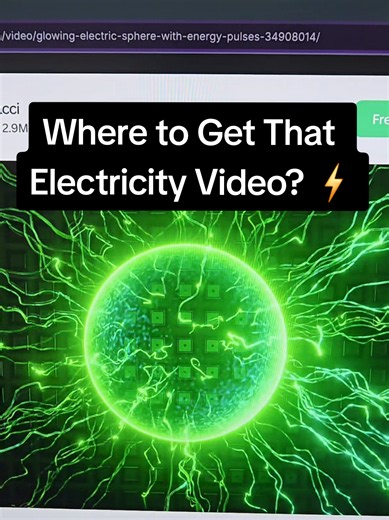 Replying to @imbeciles_all Here’s how to find the digital electricity clip shown in my video. Visit pexels.com, switch Photos to Videos, and search “digital electricity.” In this walkthrough, I show the first result in my search and explore other clips available in the results. #Pexels #StockFootage #VideoClips #TechTok #TikTokTechContest
