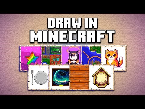 Draw Paintings Inside of Minecraft Using DrawOnMap