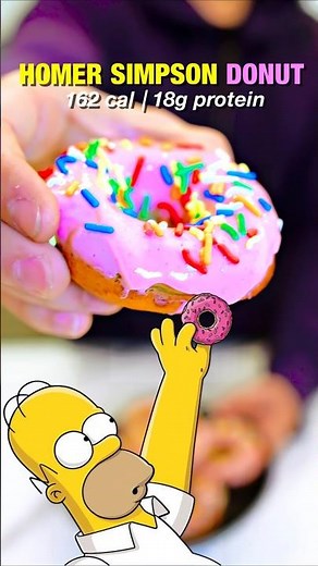🍩 How to Make Homer Simpson’s Iconic Donut in 60 Seconds! 🍩