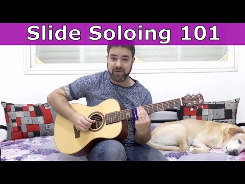 Lesson: Slide Soloing In STANDARD Tuning! (How to Solo Using A Slide)