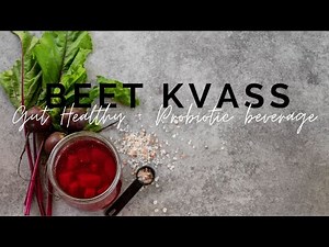 Beet Kvass, the gut healthy probiotic beverage.