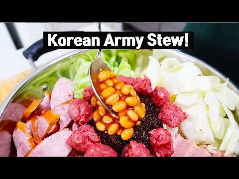 Korean Army Base Stew Easiest Recipe! Budae Jjigae l Better Than Restaurant