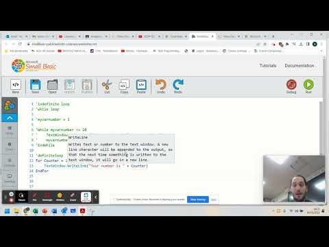 Lesson 8 - Using Small Basic - Iteration - Part 2 - For Loop Applied / Definite Loops