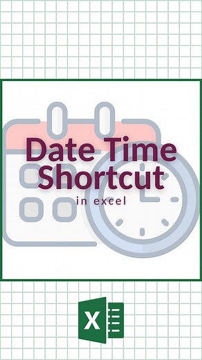 456K views · 8K reactions | Date Time Shortcut in Excel‼️ ️ Don’t forget to save this post! 六‍ Get your FREE Excel templates with the link in our bio! 勞 Follow us on TikTok, YouTube, Twitter, Threads, and more with the link in our bio! #excel #exceltips #exceltricks #spreadsheets #corporate #accounting #finance #workhacks #tutorials | CheatSheets | Facebook