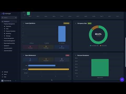 Property Management: PropsManager Dashboard Walkthrough