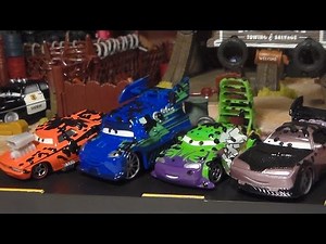 TARRED BOOST, WINGO, DJ, SNOT ROD, NEW CARS MATTEL CUSTOM DISNEY PIXAR DIECAST REVIEW!