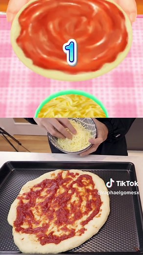 Cooking Mama Pizza Recipe in Real Life
