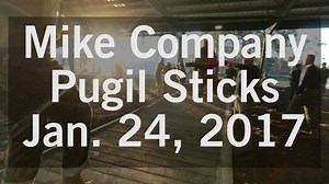 Recruits of Mike Company, 3rd Recruit Training Battalion, practiced bayonet techniques during pugil stick training Jan. 24, 2017, on Parris Island, S.C. Recruits fight using pugil sticks, which represent rifles with fixed bayonets, to simulate a close encounter with an enemy. This training is part of the Marine Corps Martial Arts Program, which combines hand-to-hand combat skills with mental discipline and character development. Mike Company is scheduled to graduate March 31, 2017. (Video by Lan