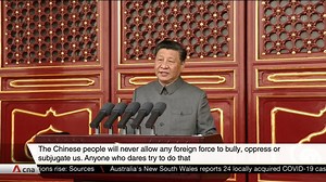 WATCH: China's President Xi Jinping warns that foreign forces attempting to bully the nation will have "their heads battered". https://cna.asia/3hlUy8f | CNA