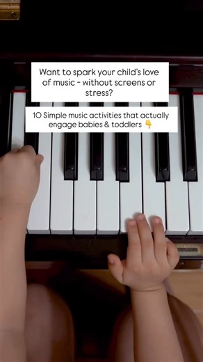 Little Rhythm Co on Instagram: "10 simple music activities you can do at home for early learning 👶🎶 1️⃣ Sing nursery rhymes slowly and clearly (repetition builds language) 2️⃣ Clap or tap along to songs to feel the beat 3️⃣ Use shakers (or a container with rice) to explore rhythm 4️⃣ Sing action songs with gestures (Incy Wincy, Wheels on the Bus) 5️⃣ Play high vs low sounds with your voice 6️⃣ Pause the song and wait — encourage listening and anticipation 7️⃣ Move your body to the music (march