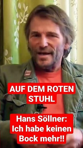 Hans Söllner: "I'm fed up!!"