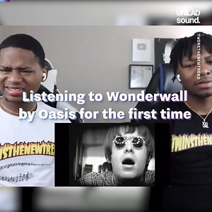 Listening to 'Wonderwall' by Oasis for the first time ever 🤣👏 | UNILAD Sound