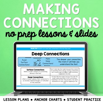 Making Connections Mini Lessons: Lesson Plans, Slides, & Graphic Organizers