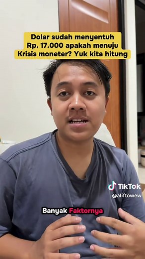Dolar sudah menyentuh Rp.17.000 apakah ini pertanda menuju krisis moneter 1998? yuk kita hitung #semuabisadihitung #stem #serunyabelajar kalkulator: https://krismon-vs-sekarang.streamlit.app/