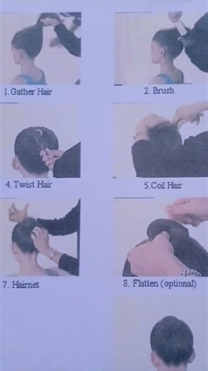 EASY SIMPLE QUICK BALLET BUN HAIR STYLE